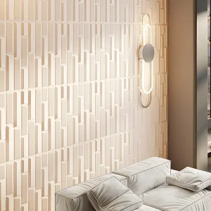 3D-wandpaneel GREAT om te verven - pak van 3 m² - 12 stuks met behanglijm inbegrepen