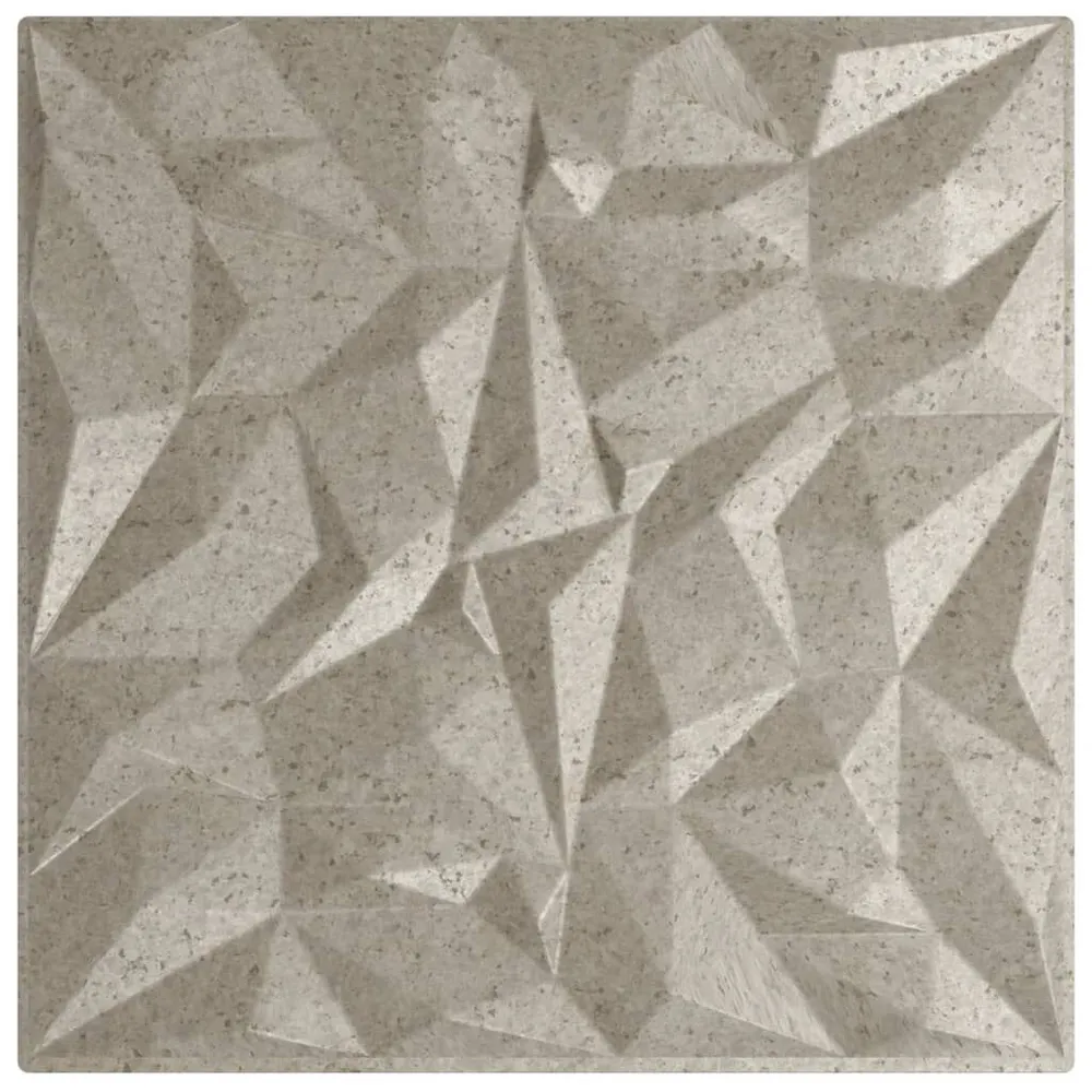 Gras 12 st Wandpanelen amethist 3 m² 50x50 cm XPS beton