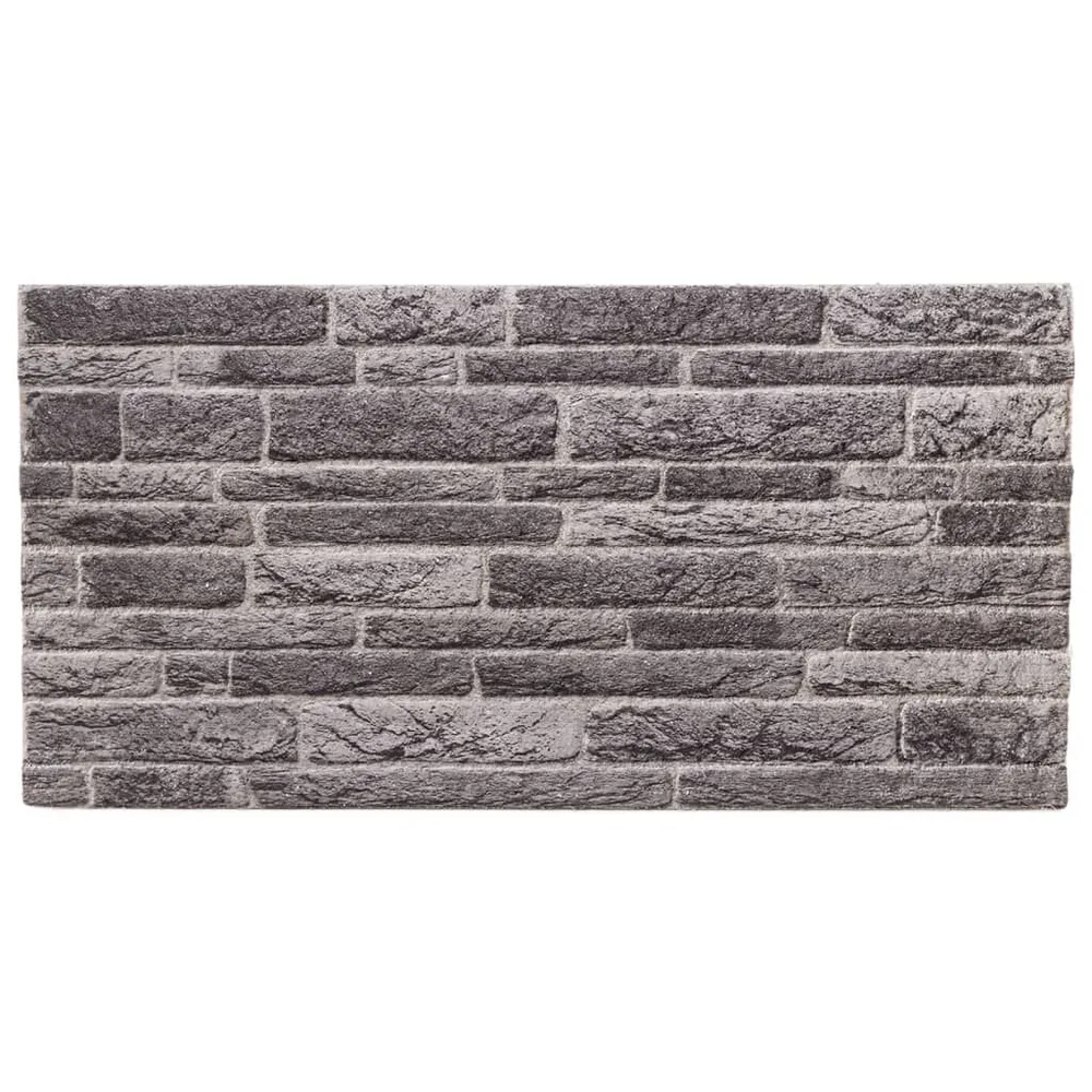 Premium Zelfklevend Wandpanelen 10 st 3D 100x50 cm EPS antracietkleurig