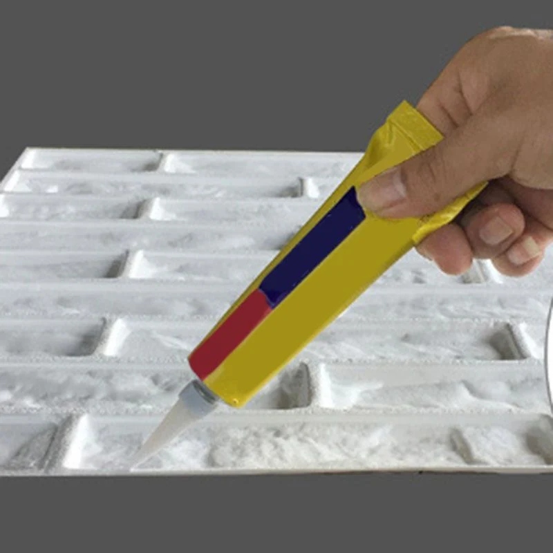 Wall Paneling Foam Peel and Stick 3D Opgezet Living Room Wall Panel White