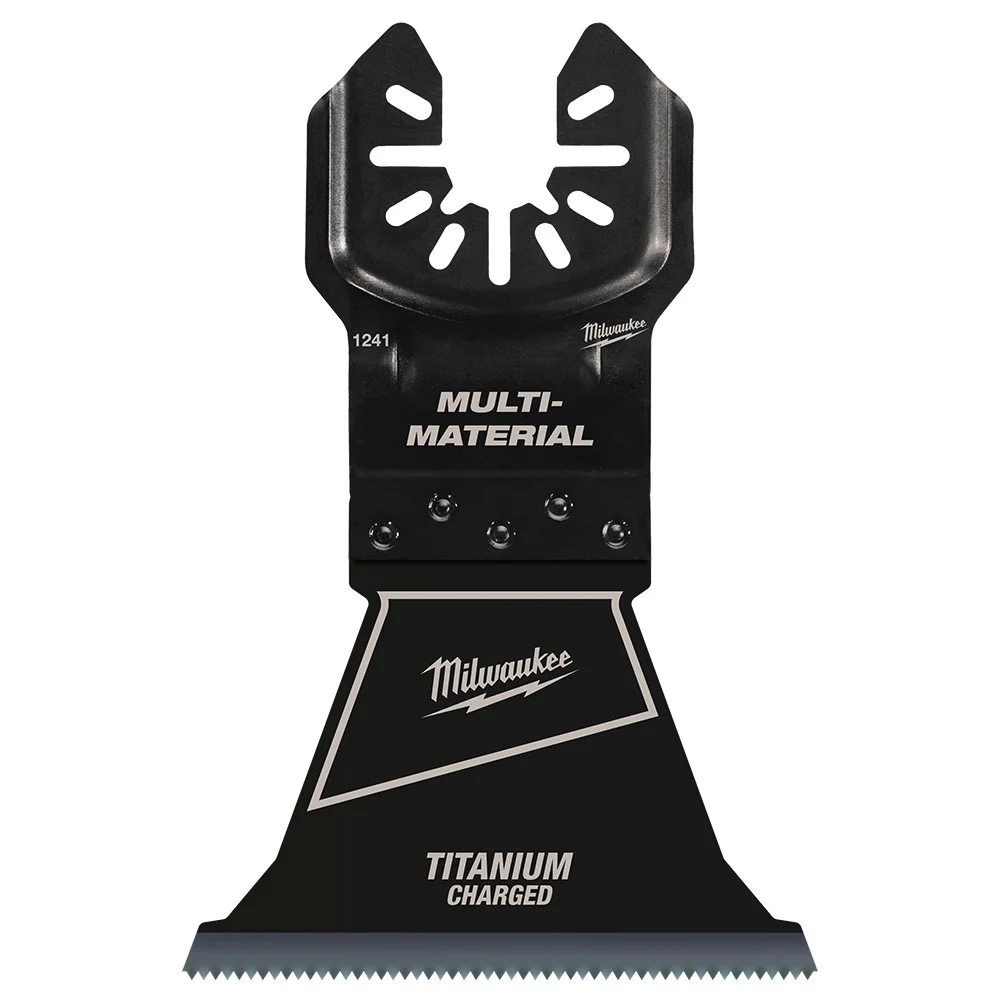 MILWAUKEE 2-1/2" Universal Fit OPEN-LOK™ TITANIUMLEGERING CHARGED™ Bi-Metal Multi-Material Blades