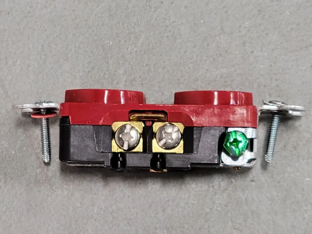 20A 125V Duplex Receptacle HBL8300HRED met Kinderbeveiliging