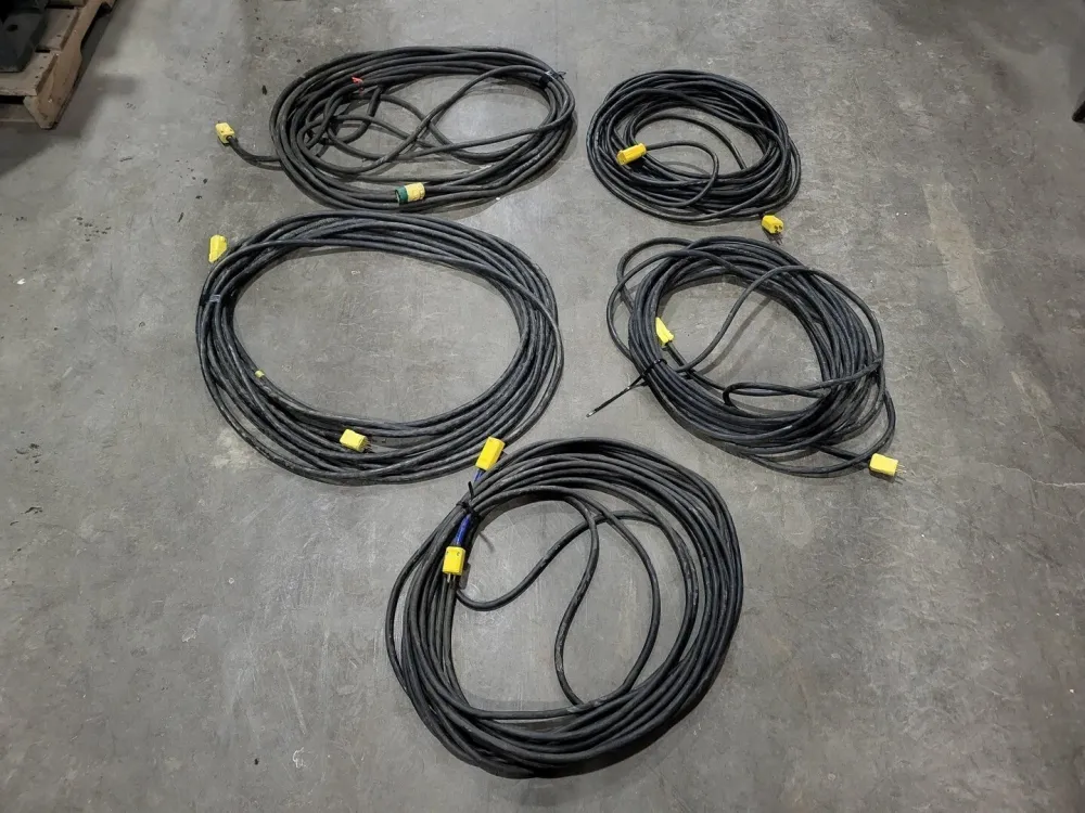 Assorted Extension Cables SOOW Power 14/3 AWG 12/3 AWG 15A 125V Lot 5
