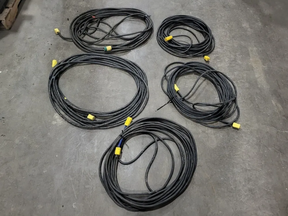 Assorted Extension Cables SOOW Power 14/3 AWG 12/3 AWG 15A 125V Lot 5