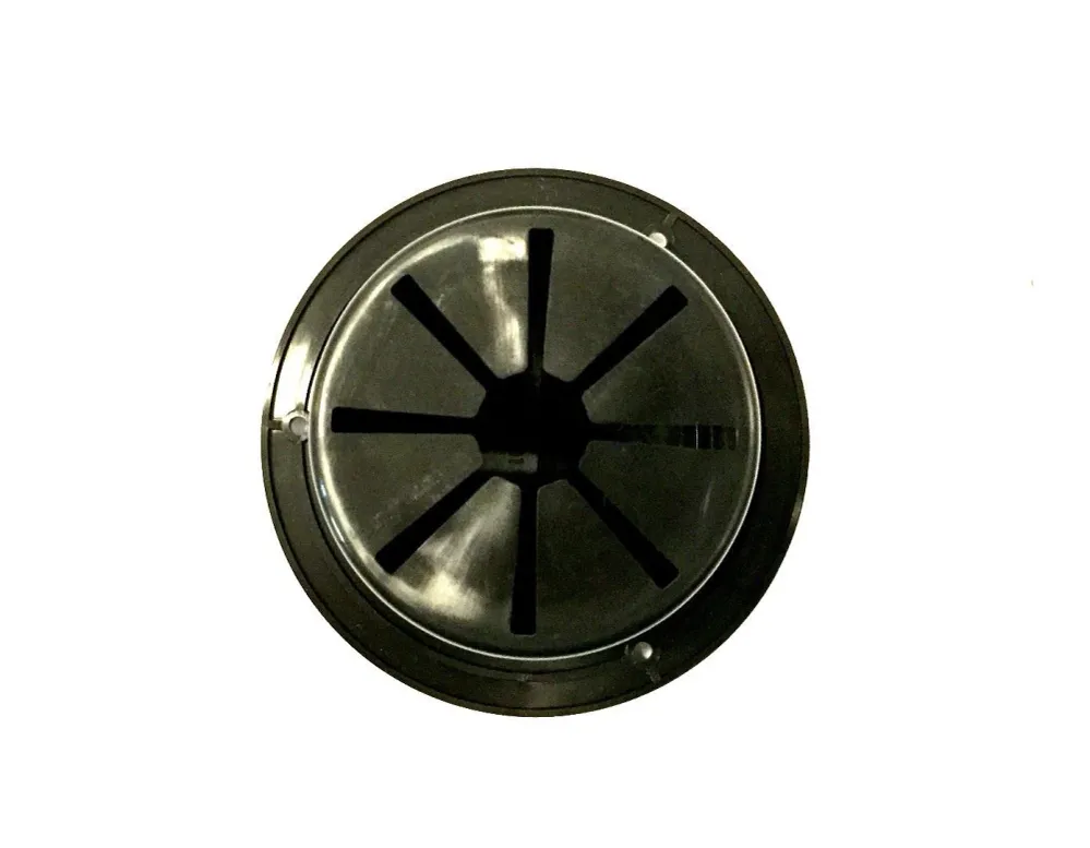 RV BLACK Electric Power Cord Medium Round Cable Hatch 3.5" Cutout