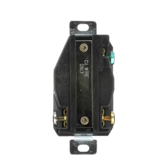 Eaton Arrow Hart 20-Amp 125-volt Industrial Duplex Outlet, Citroengeel