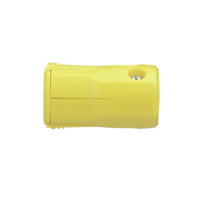 Eaton Arrow Hart 20-Amp 125-Volt NEMA 5-20 3-wire Grounding Heavy-duty Straight Connector, Mosterdgeel