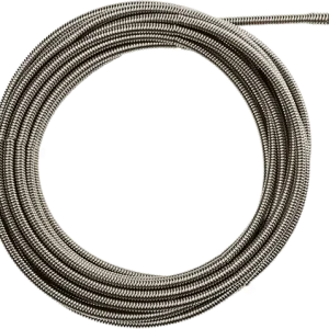 MILWAUKEE 1/2" X 50' Inner Core Coupling Drain Cleaning Cable w/ RUST GUARD Plating