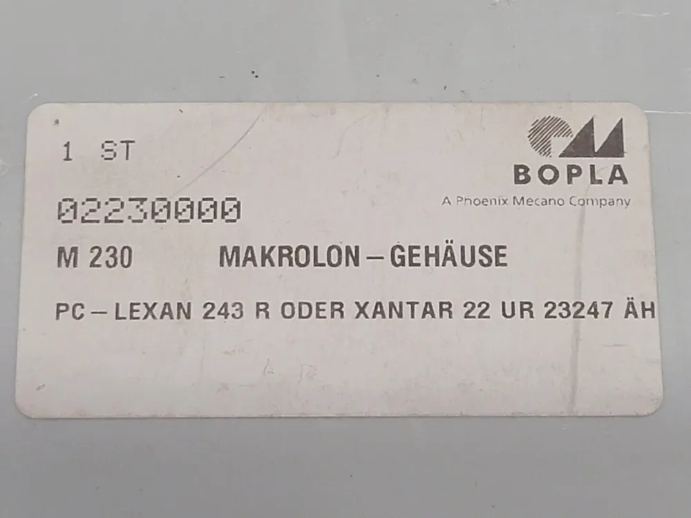 Polycarbonate Casing, 120x80x90 mm, M 230 02230000
