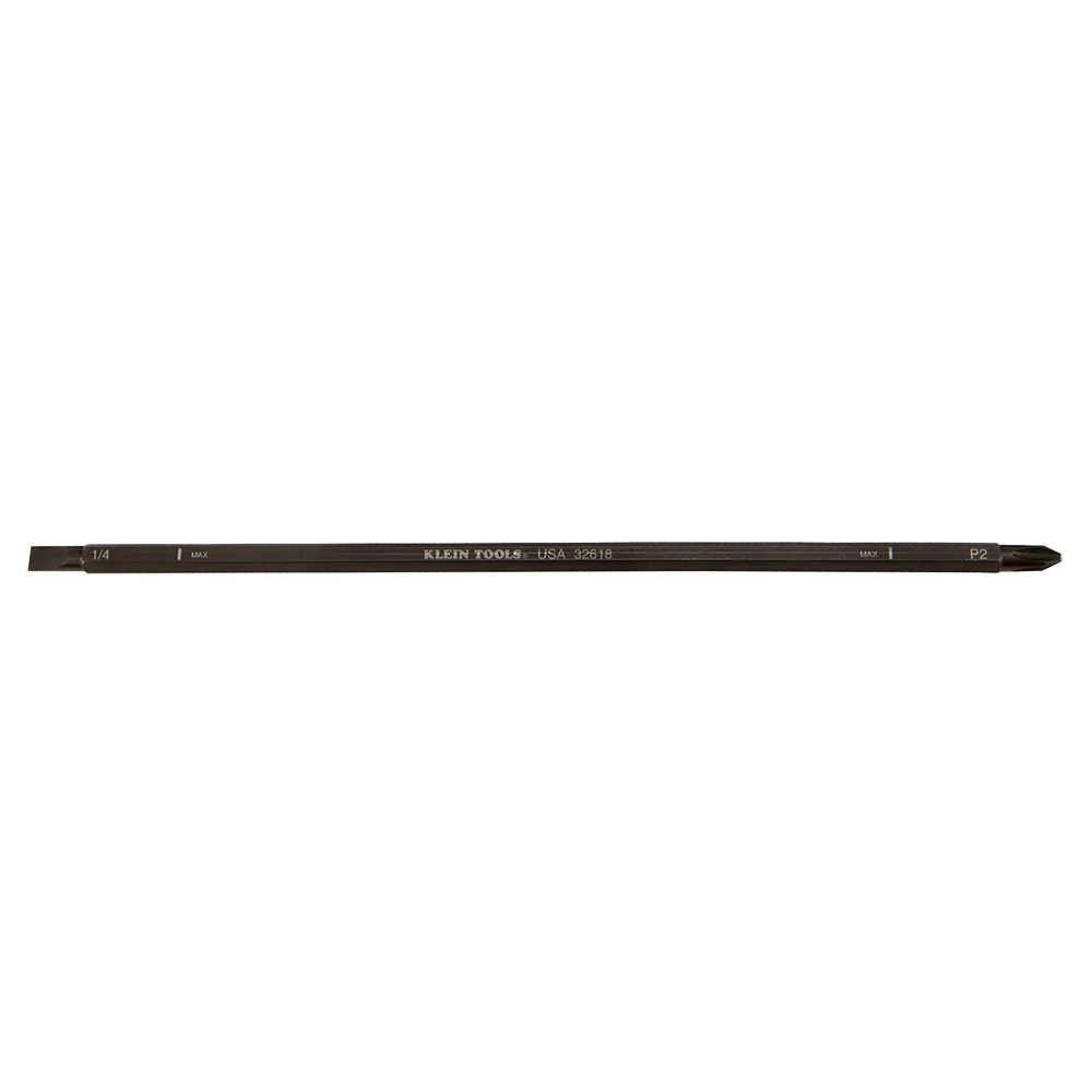PETIETERIG TOOLS Adj Screwdriver Blade #2 Phillips 1/4-Inch Slotted met Brandwerende Bescherming