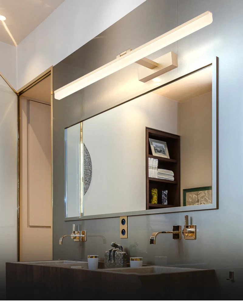Moderne stijl bewapende LED wandmontage ijdelheid verlichting metalen eenvoudige badkamer ijdelheid schans CE Gecertificee...