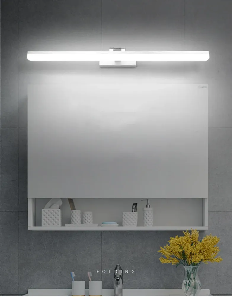 Moderne stijl bewapende LED wandmontage ijdelheid verlichting metalen eenvoudige badkamer ijdelheid schans CE Gecertificee...