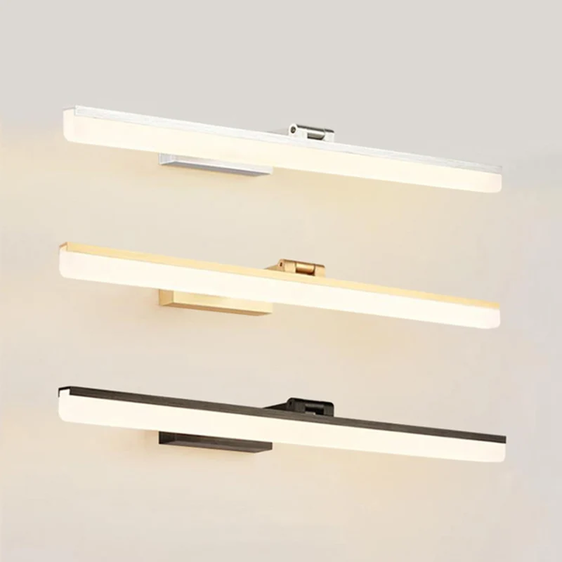 Moderne stijl bewapende LED wandmontage ijdelheid verlichting metalen eenvoudige badkamer ijdelheid schans CE Gecertificee...