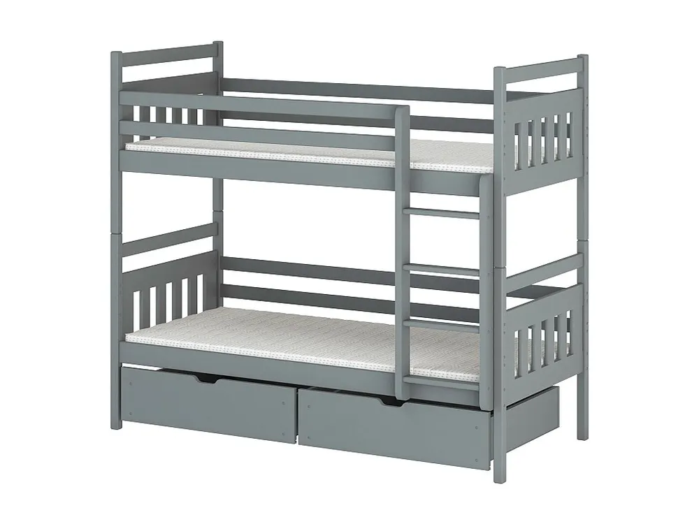Stapelbed ADAS BB002 80x180 cm Grijs