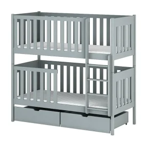 Stapelbed DAWID BB014 80x190 cm Grijs