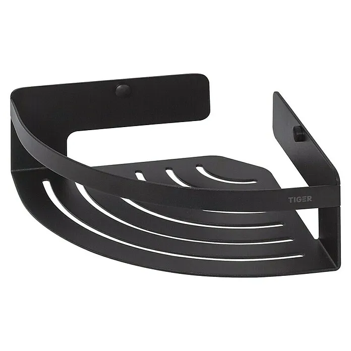 Tiger Caddy Douchekorf - 184 x 184 x 70 mm, Zwart