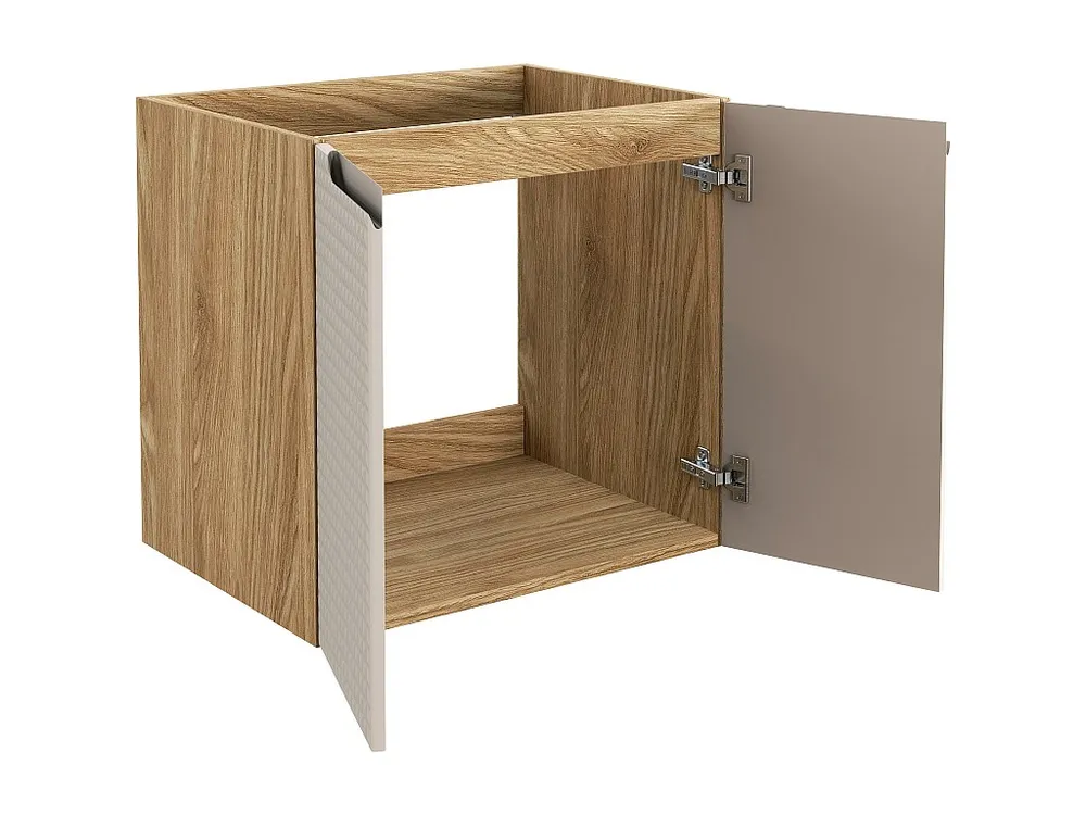 Kast Onder Wastafels LUXOR CUW60 2D 60x46x57 Ecru