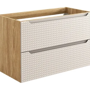 Kast Onder Wastafels LUXOR CUW90 2D 90x46x57 Natuurtint
