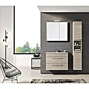 Led-spiegelkast Gio - b x h: 80 x 70 cm, Pei rosso
