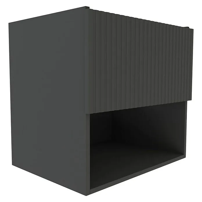 Best Design Wastafelonderkast Rigatti-60-Black-Greeploos - Zwart, Aaibaar close systeem