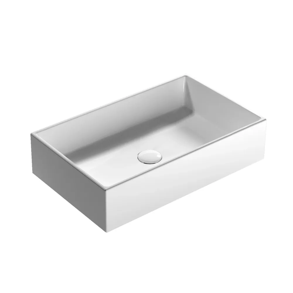 Ceramic Countertop Sink Globo Forty3 60X37 FO062.BI