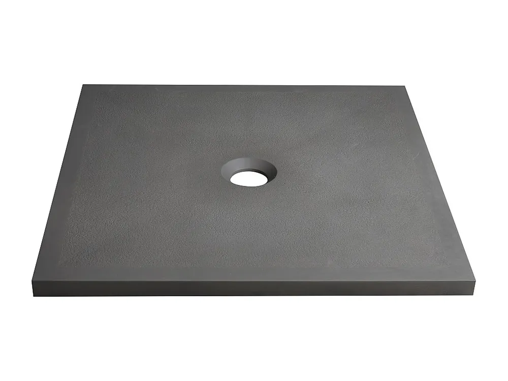 Douchebak om te opstellen van beton - L90 x B90 x H4 cm - ZAMZOR