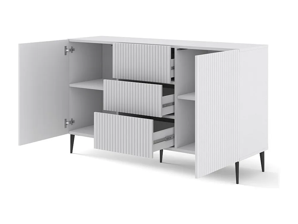 Dressoir RAVENNA B SB150 2D3D 150x42x87 Wit