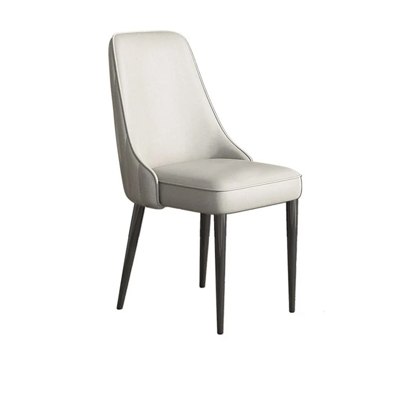 Glam Dining and Accent Chairs Indoor Parsons Curved Side Chair Orange
