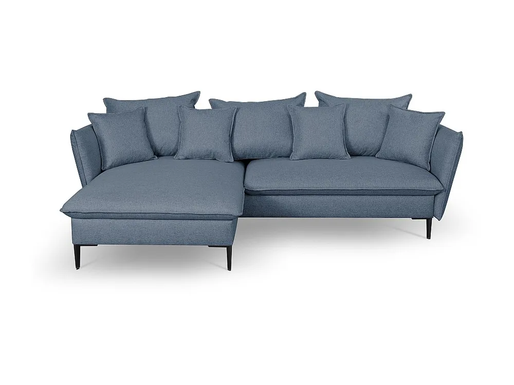 Hoekslaapbank LAZARE van PASCAL MORABITO - Stof - Donkerblauw - Hoek links - Koop online