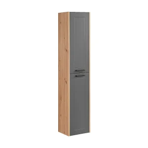 Hoge Kast MADERA HC35 2D 35x30x170 Lichtbruin