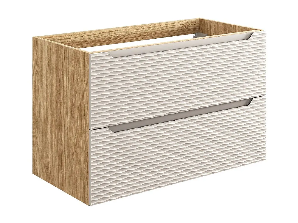 Kast Onder Wastafels OCEAN CUW90 2D 90x46x57 Ecru