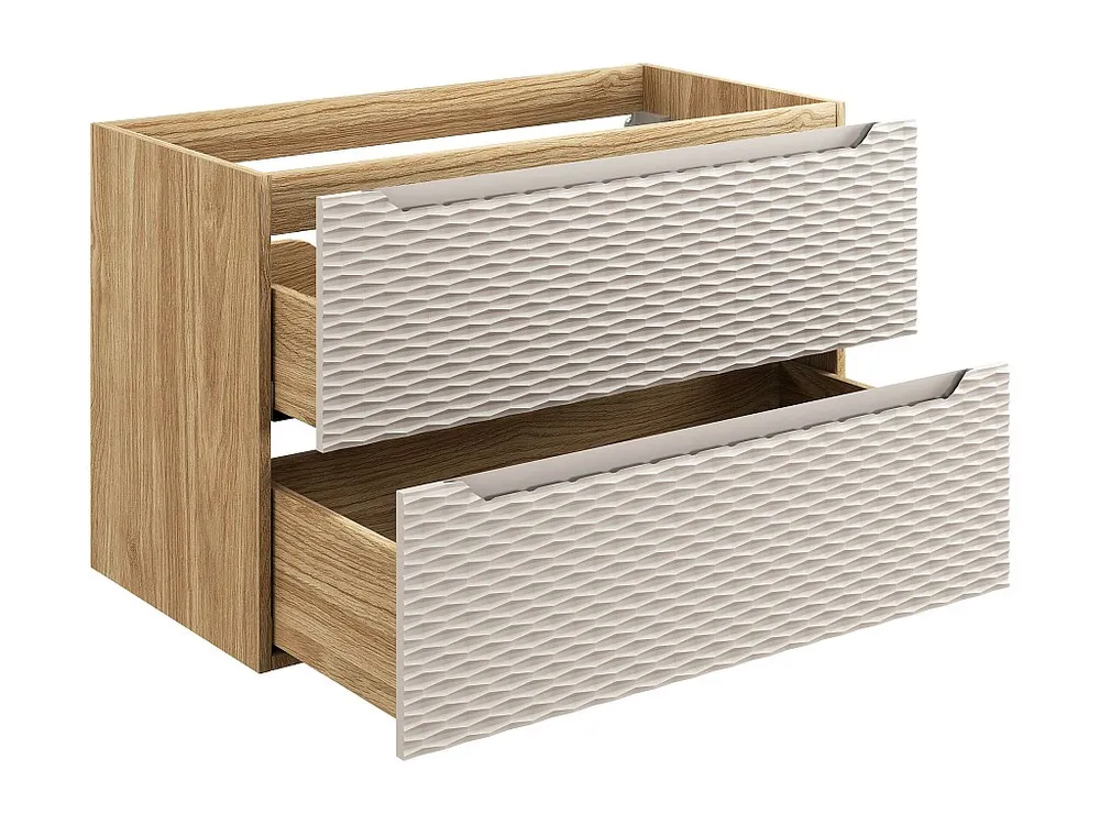 Kast Onder Wastafels OCEAN CUW90 2D 90x46x57 Ecru