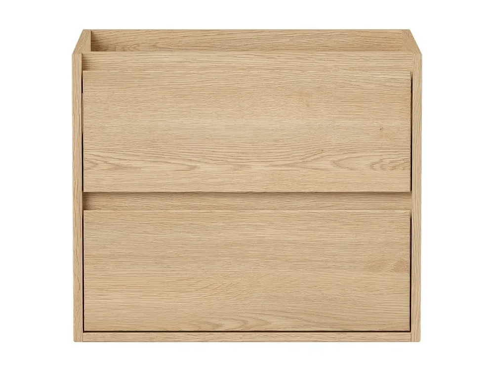 Meubel onder wastafel met eikenfineer, 60 cm, MILIPAM