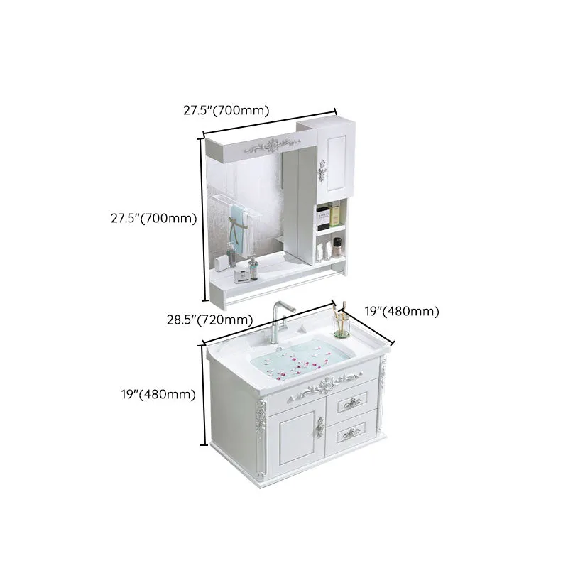 Mirror Included Wall Mount Sink Vanity Faucet Bathroom Https