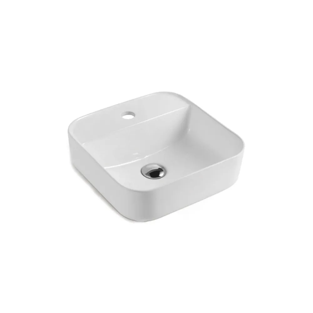 Open bathroom cabinet ceramic sink 80 cm fossil eiken - Cubi&Co Destiny model mirror and lamp