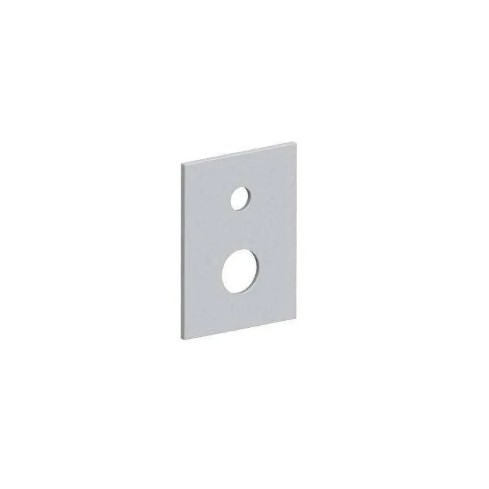 Rectangular plate 2 holes METAL flush mounting 3 WAYS code ZPIA090CR/M chroom Paffoni