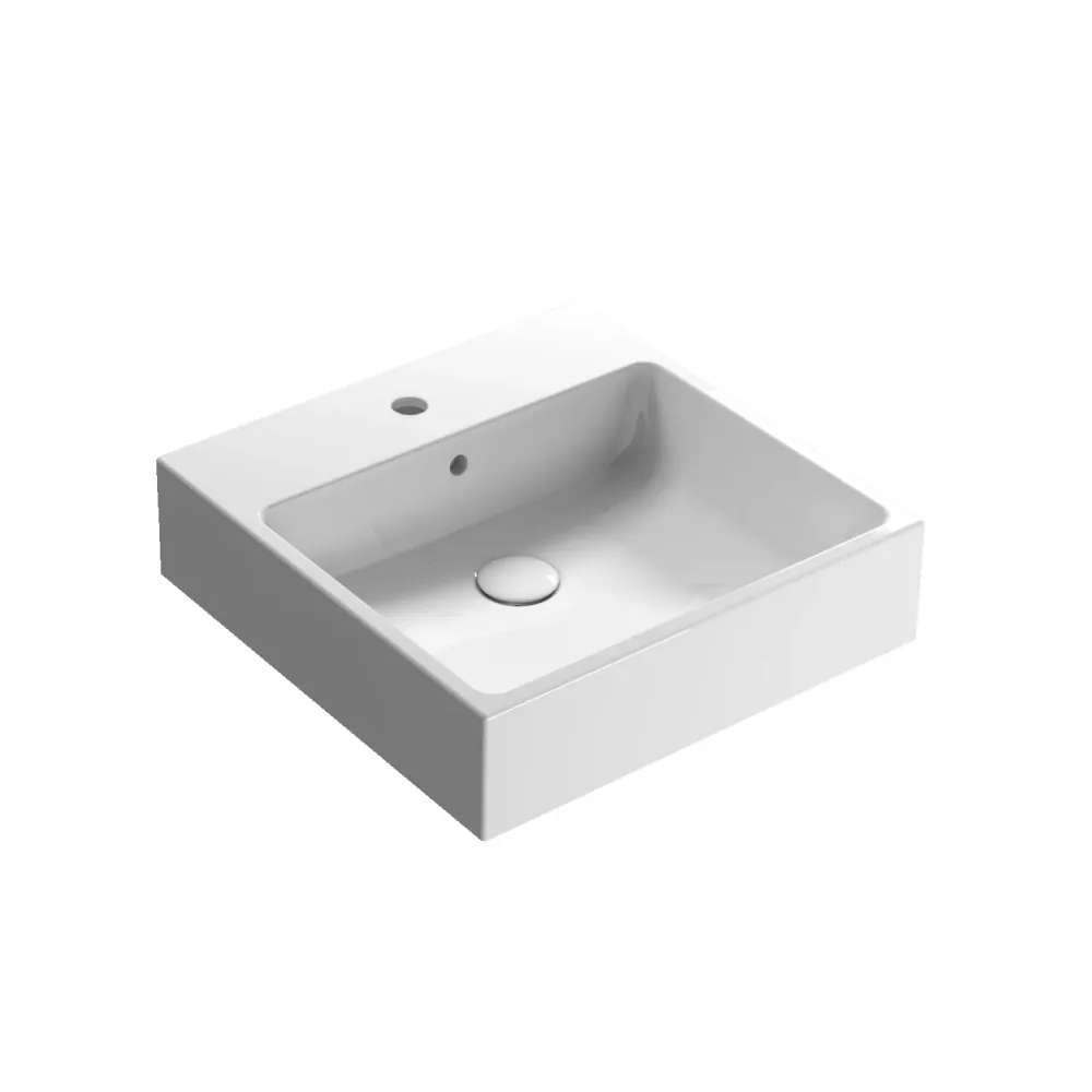 Sink installation Suspended or Countertop 50x50 cm - Globo Timeproof