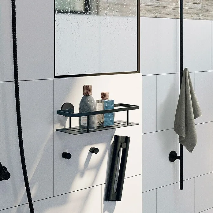 Smedbo Sideline Bevestigingsplaat XTRA - 2 st., Zwart