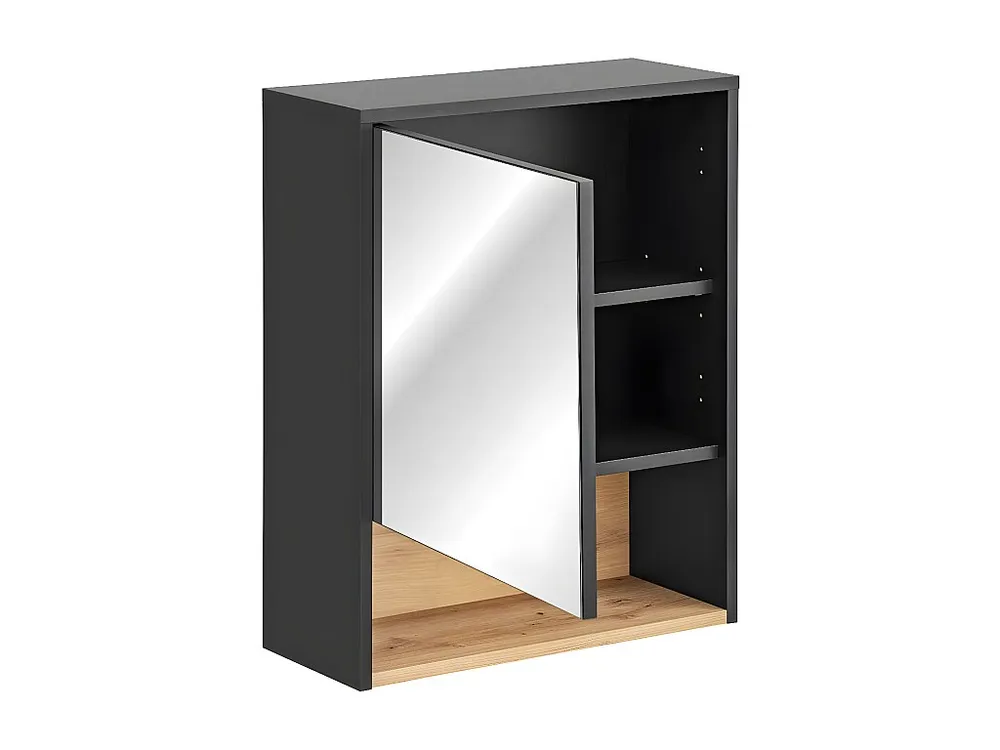Spiegelkasten BORNEO MC60 1D 60x25x75 Donkergrijs