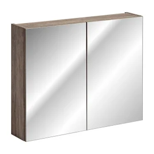 Spiegelkasten SANTA FE MC80 2D 80x17x65 Lichtbruin