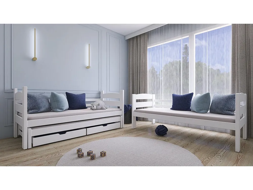 Stapelbed CEZAR BB012 90x180 cm Wit