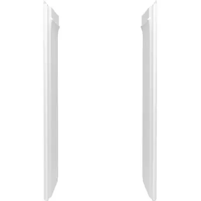 Sterling Medley 34- W x 34- D x 72.45- H Melkwit 2-Piece Alcove Shower Side Wall Panel