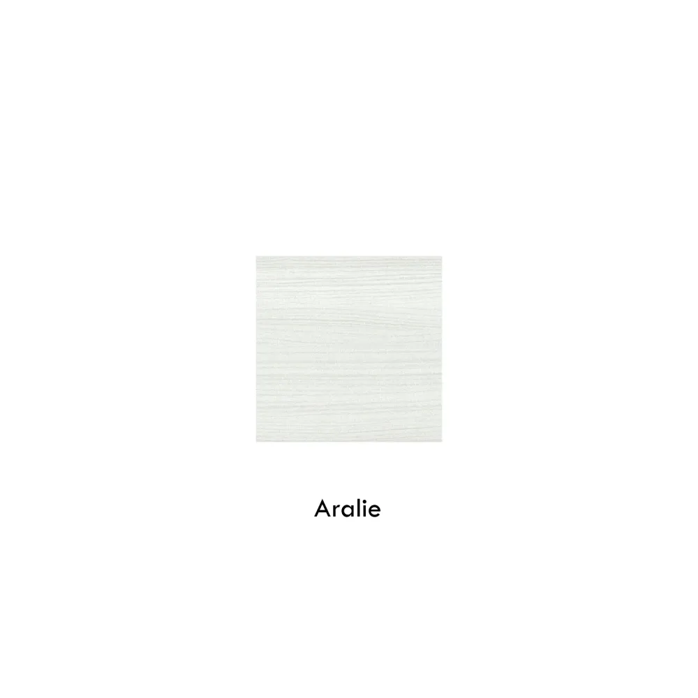 Wall-mounted bathroom cabinet model Portland04 90 cm sink and mirror Aralie color