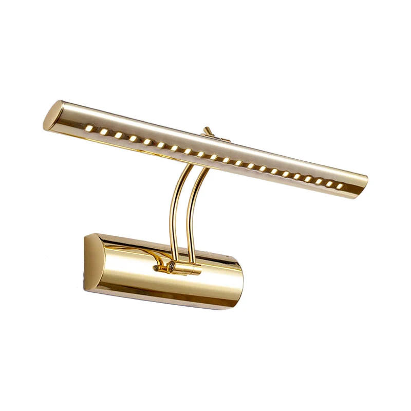 16"/21.5" Wide Linear Wall Mounted Lamp Modernism Metal LED Bathroom Vanity Wall Sconce Verguld Finish Gold