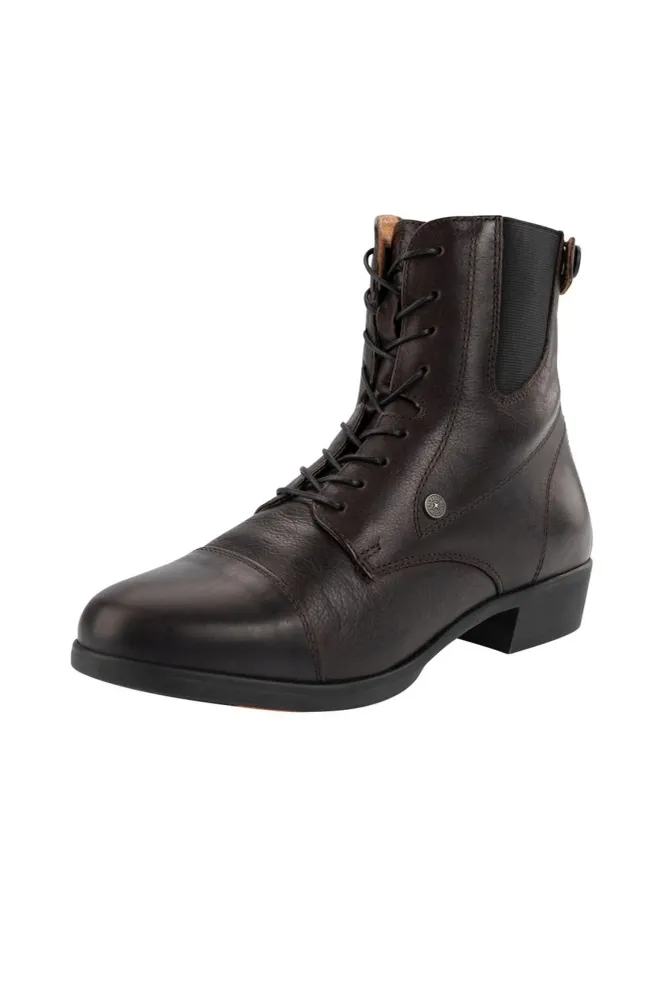 Advanced II BZ Lace Soft Jodhpur Boots Back Zip and Lace Taupe 10