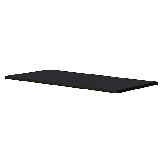 Allibert Wastafelblad Border - 46 x 80 x 1,9 cm, Zwart