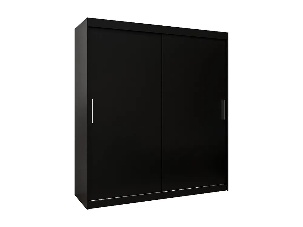 ARMARIO TOKYO DE PUERTAS CORREDERAS 200/180/62 2 puertas (Negro/Negro)