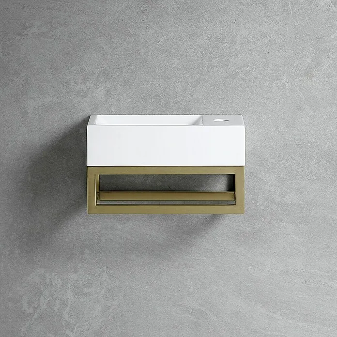 Best Design Fontein R-Line Nancy - b x l: 36 x 18 cm, Wit