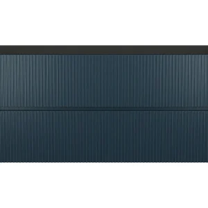 Blauw gestreept hangmeubel voor onder wastafel, 120 cm, PAVANI