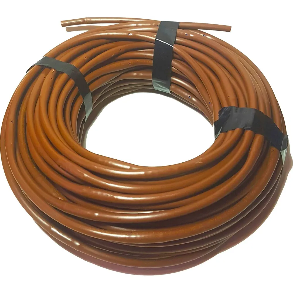 DIG Irrigation 31-016B 1/2″ Poly Drip Tubing, 0.570 ID x .670 OD, 100 Feet, Taupe Tubing